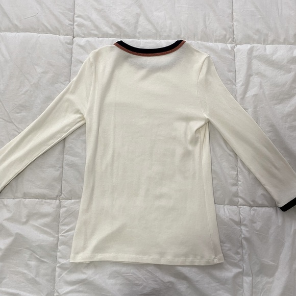 Zara 3/4 Sleeve Sparks Ringlet Tee - Picture 3 of 8